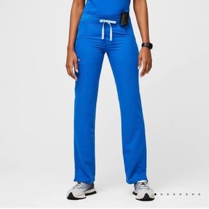 Figs Kade Cargo Scrub Pant Royal Blue